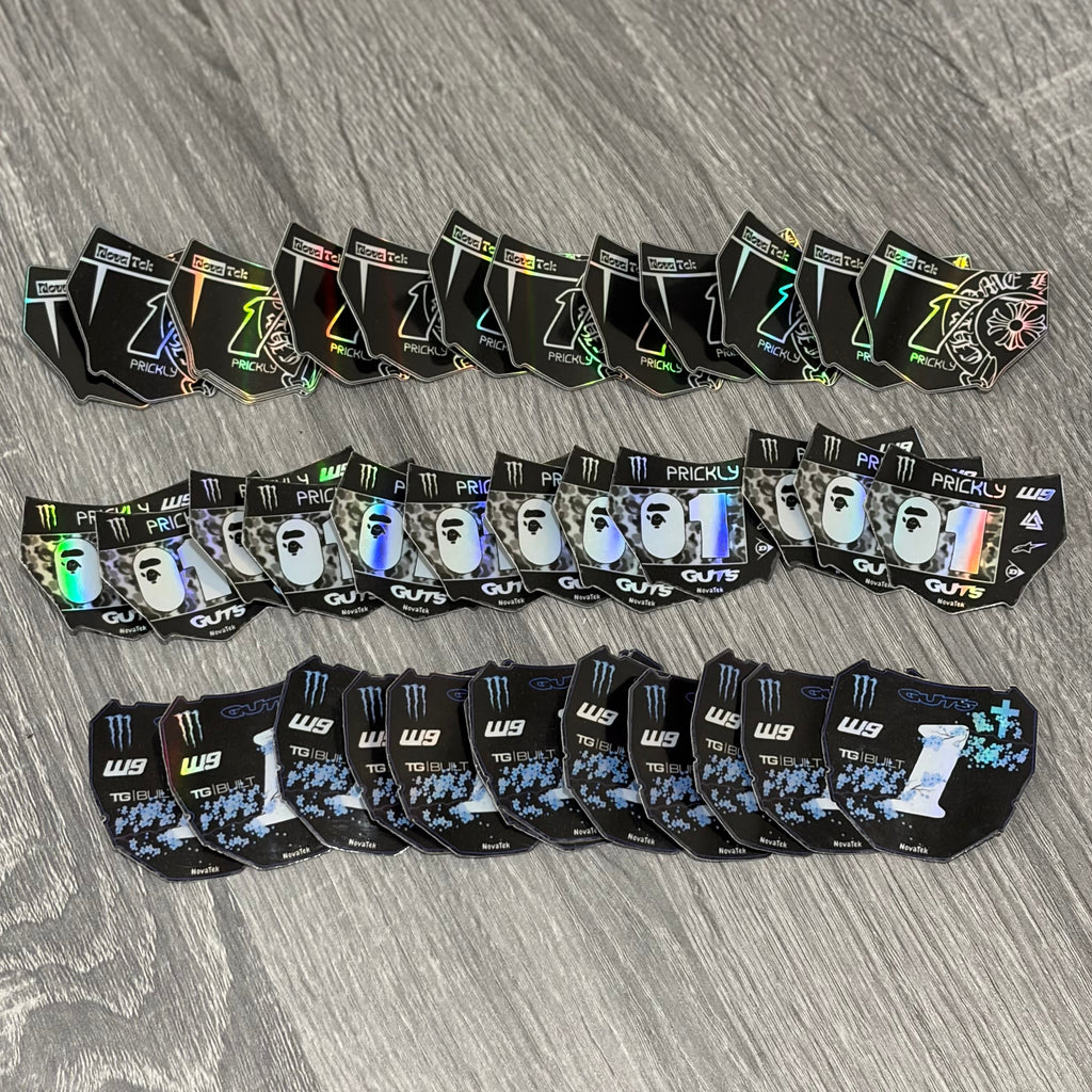 Mini Plate Decal Bundles – Motocutz & ODI Style