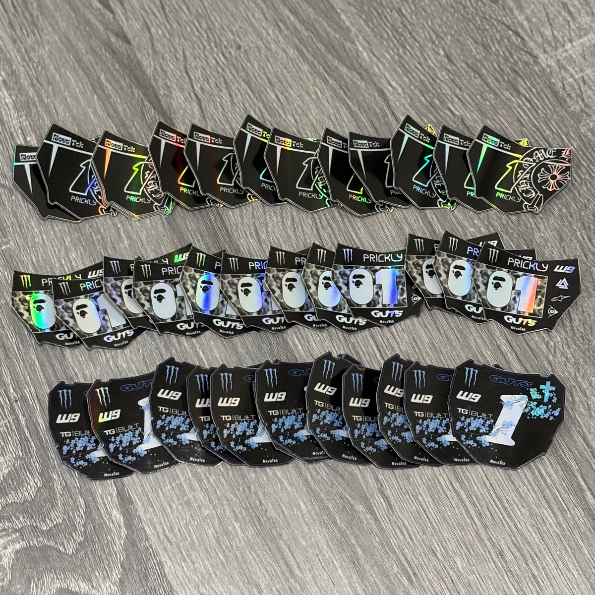 Mini Plate Decal Bundles – Motocutz & ODI Style