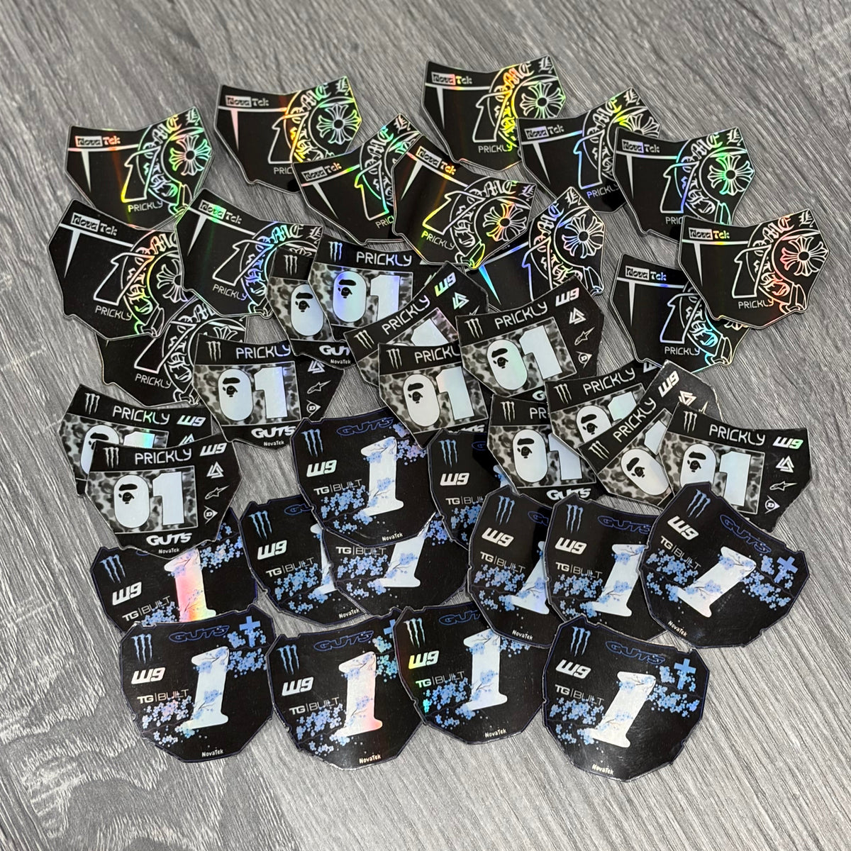 Mini Plate Decal Bundles – Motocutz & ODI Style
