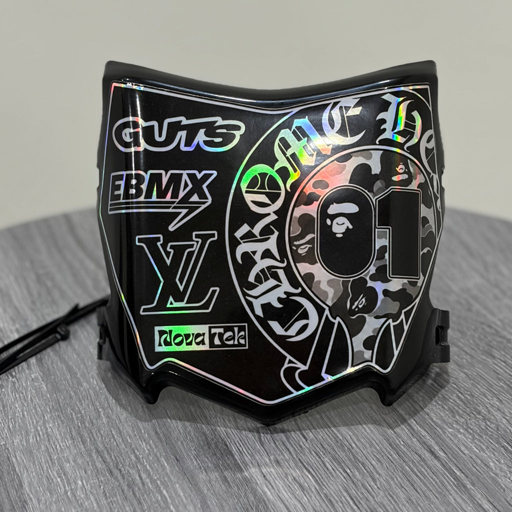 Motocutz Plate + Decal Bundle | Choose Any Pre-Made Design