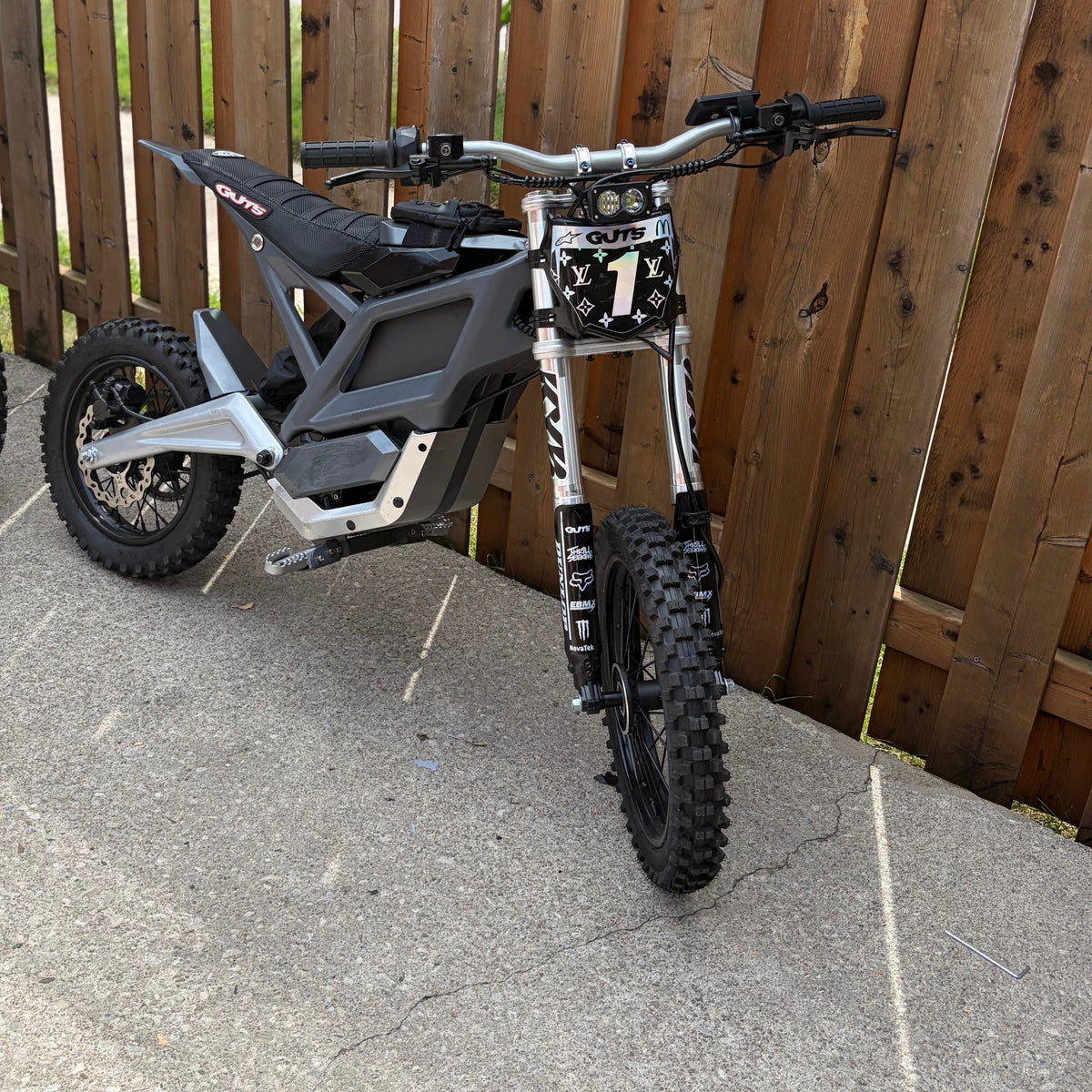 Nexvey Flash Fork Guard Decals | Emoto/Ebike Graphics